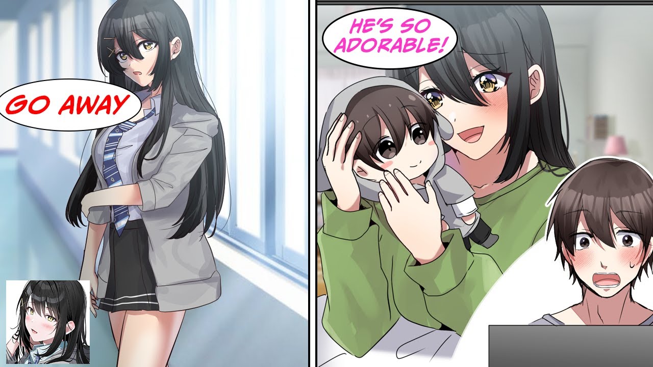 [Manga Dub] Cool girl confesses her love over video chat [RomCom]