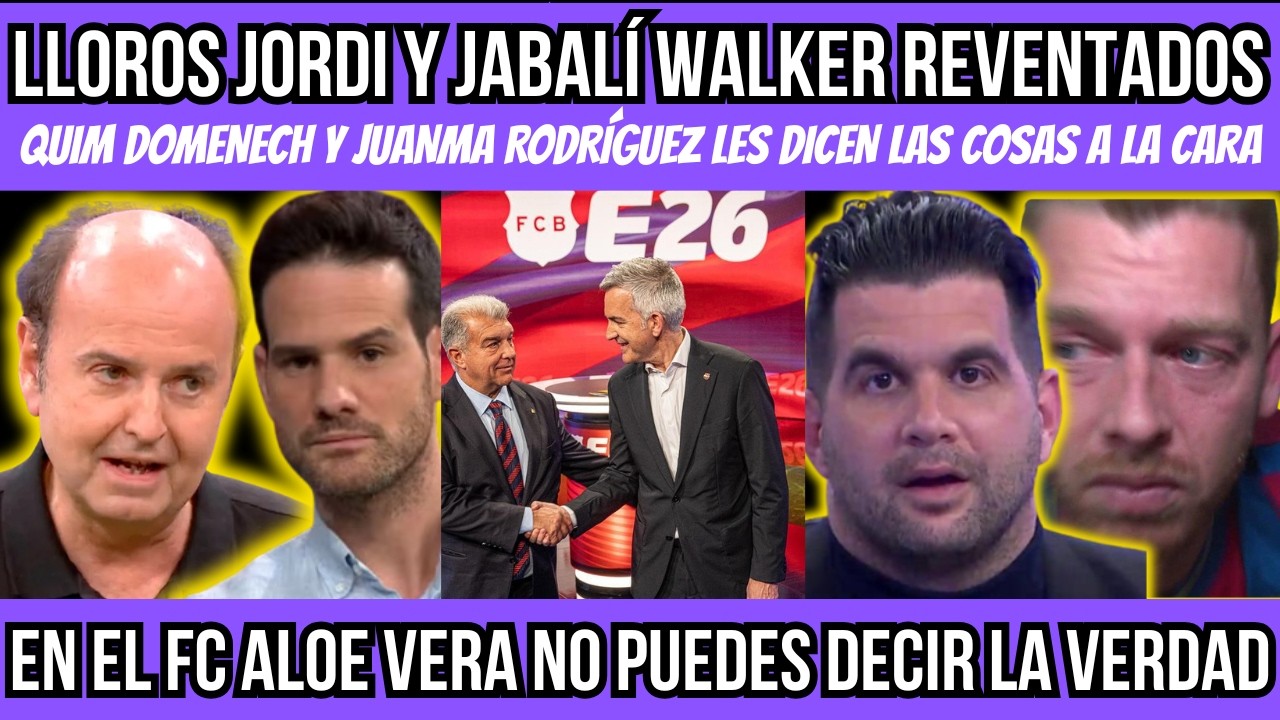 ¡JUANMA RODRÍGUEZ Y QUIM DESTRUYEN A MEME JORDI Y JABALÍ WALKER POR LAS ELECCIONES DEL FC ALOE VERA!
