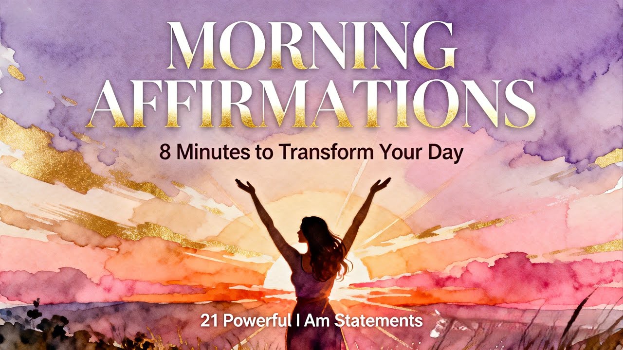 8 Minute Morning Affirmations | 21 Powerful I Am Statements to Start Your Day
