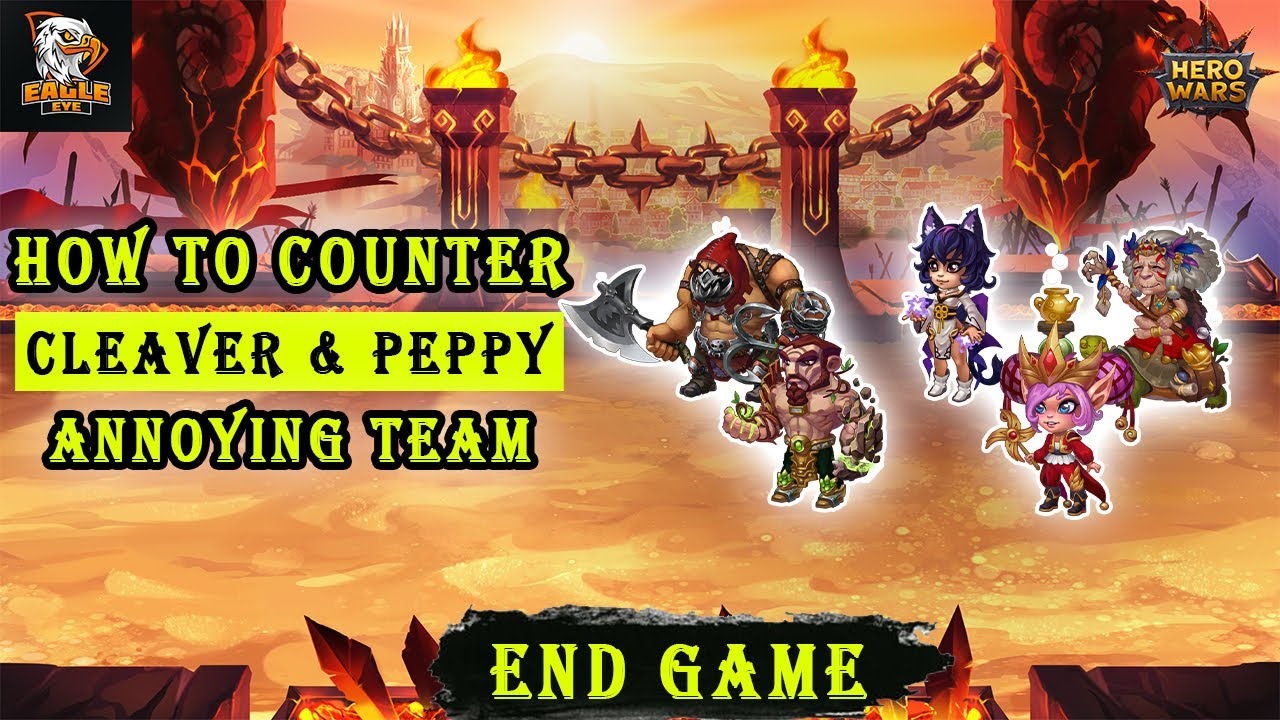 How to Counter Cleaver, Peppy & Lian Combo | Hero Wars Mobile