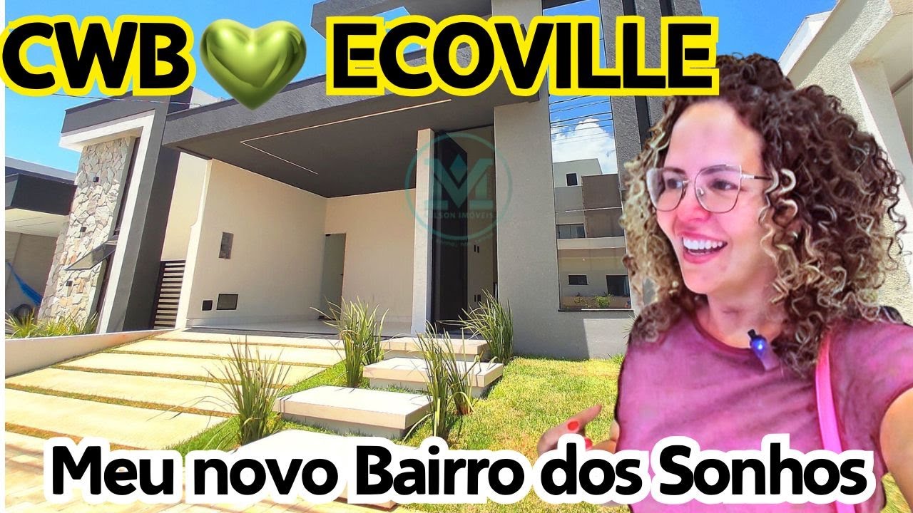 MEU BAIRRO DOS SONHOS É ESSE AQUI: Pelo ECOVILLE em Curitiba!