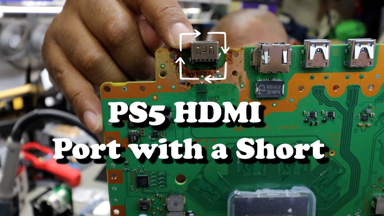 PS5 HDMI Port with a Short