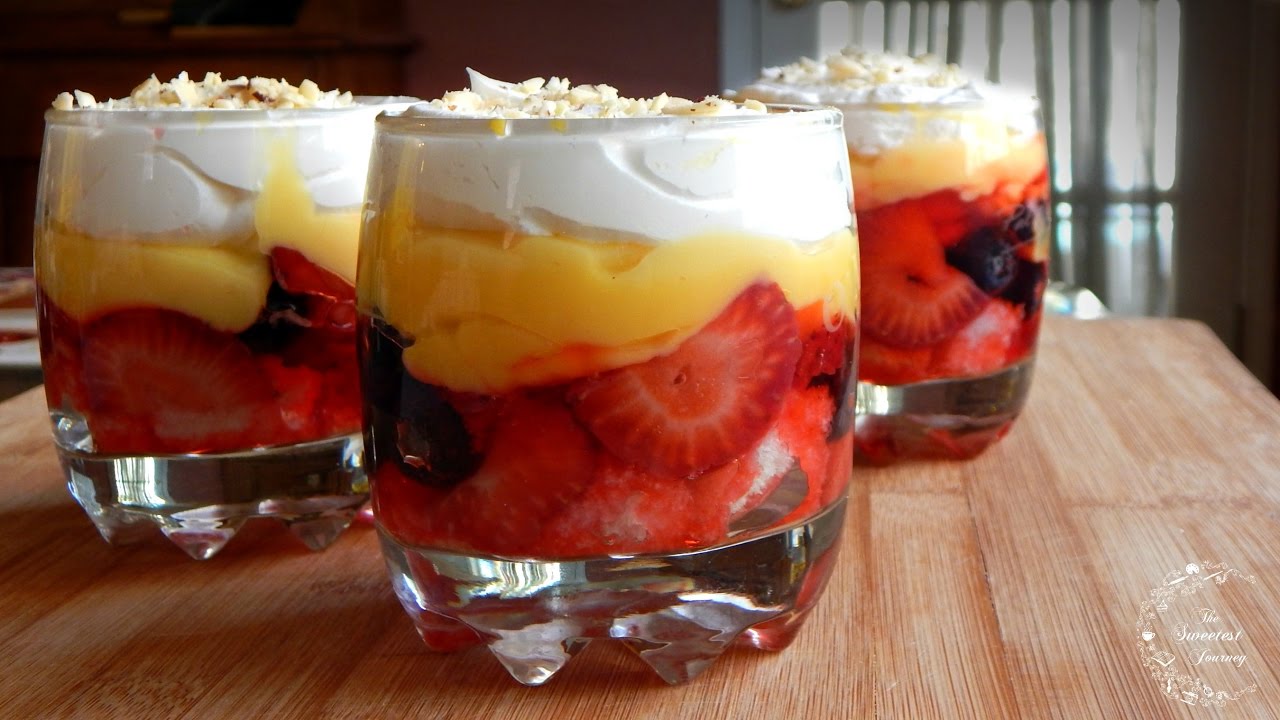 Easy Berry Trifles Recipe | The Sweetest Journey