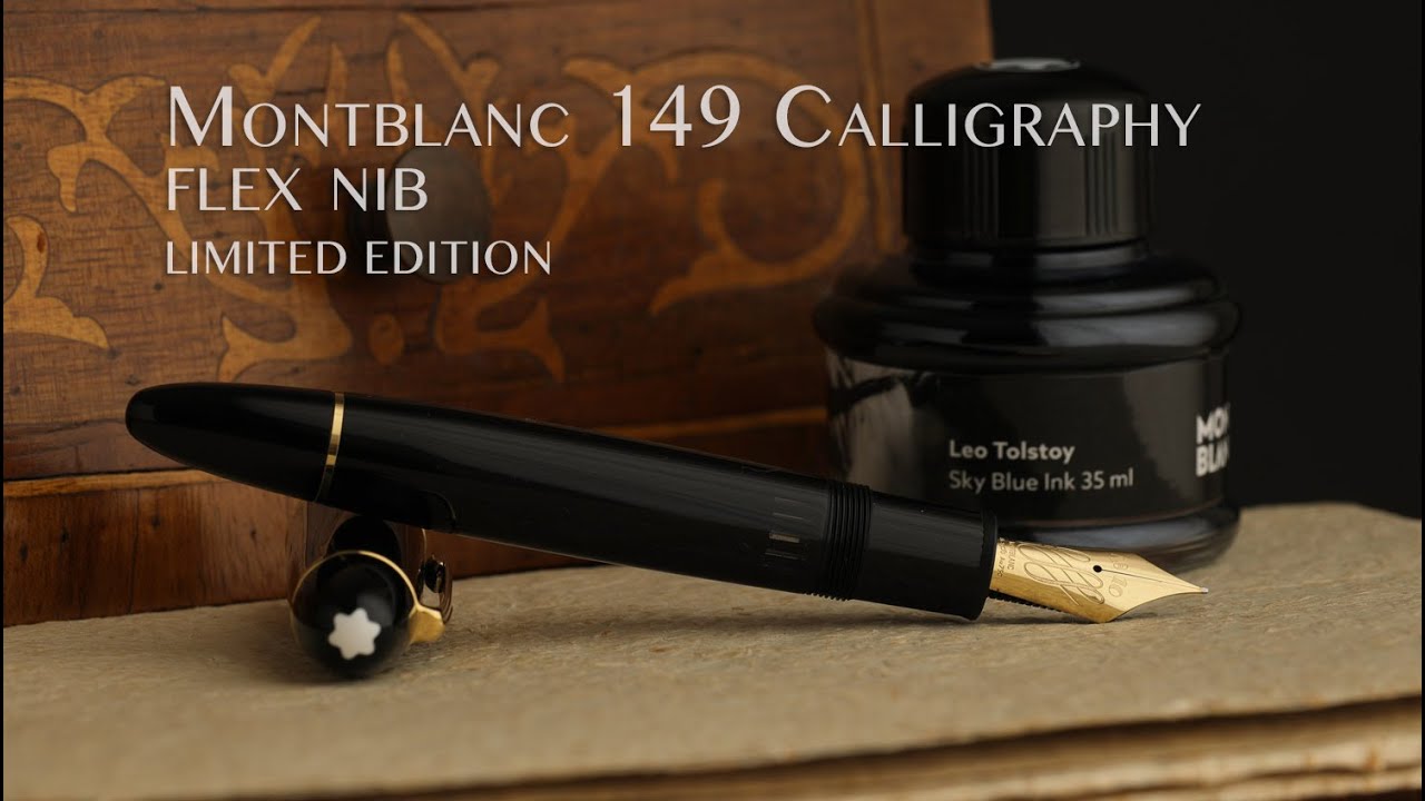 stilografica Montblanc 149 Calligraphy - la prova