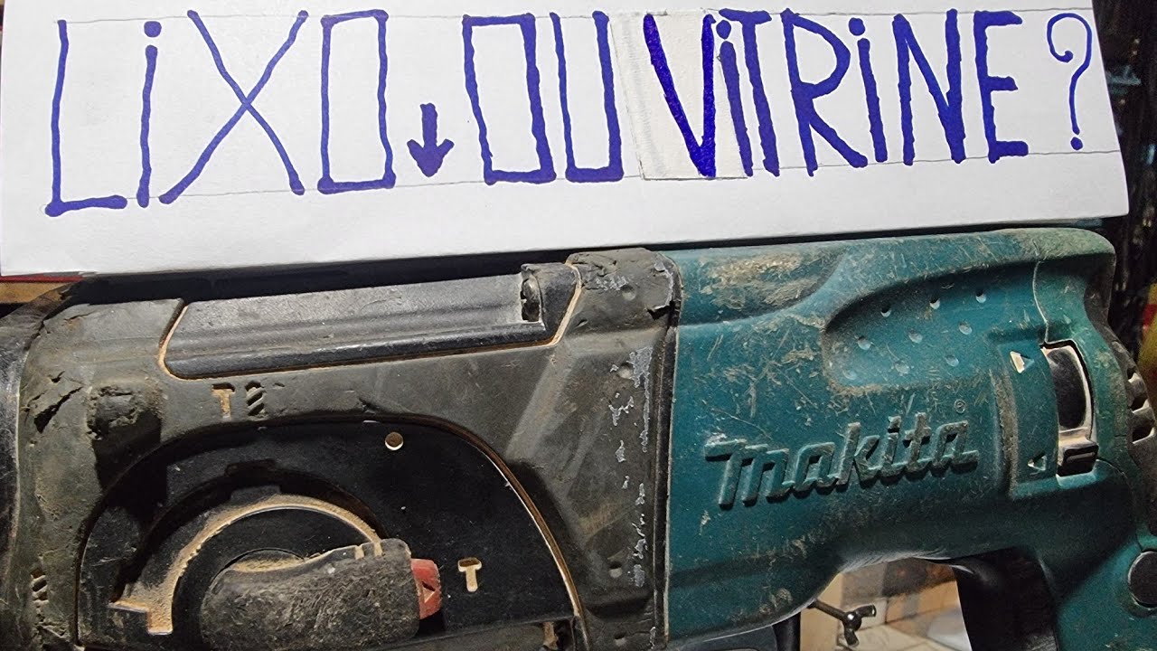 LIXO OU VITRINE ? Martelo makita tá só o pó 