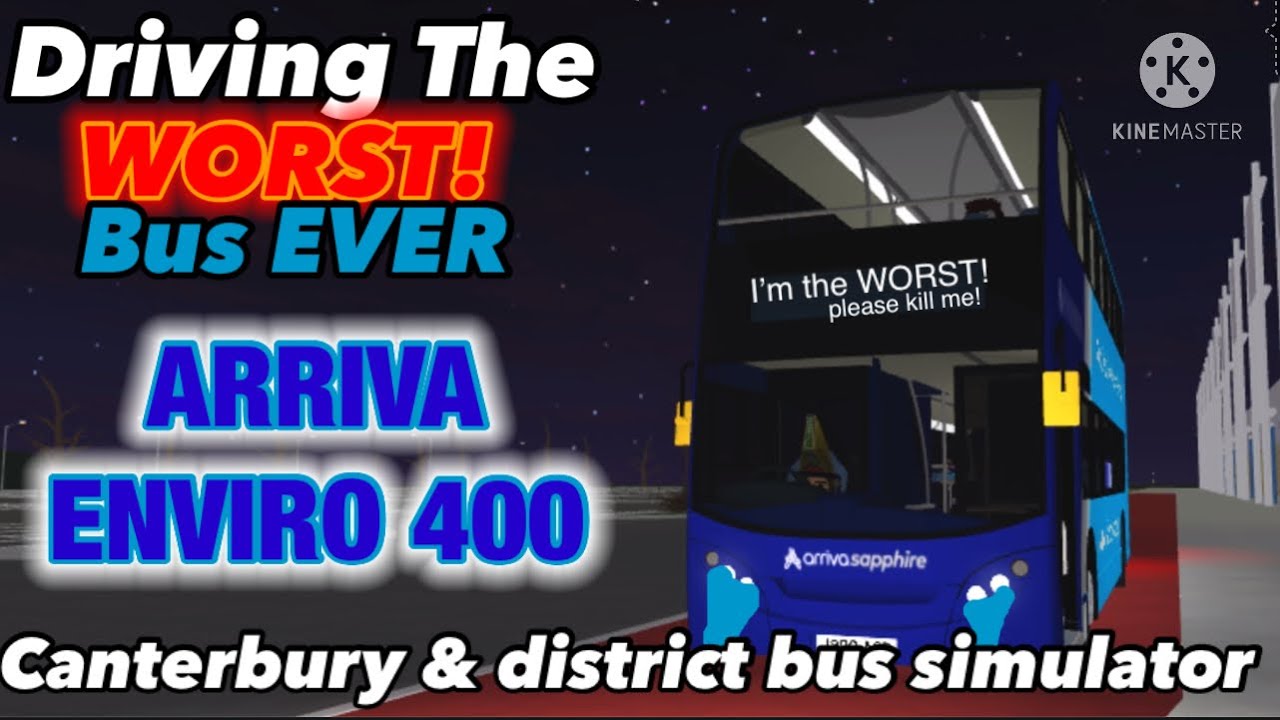 Driving the WORST Bus in Canterbury & District Bus Simulator | ROBLOX