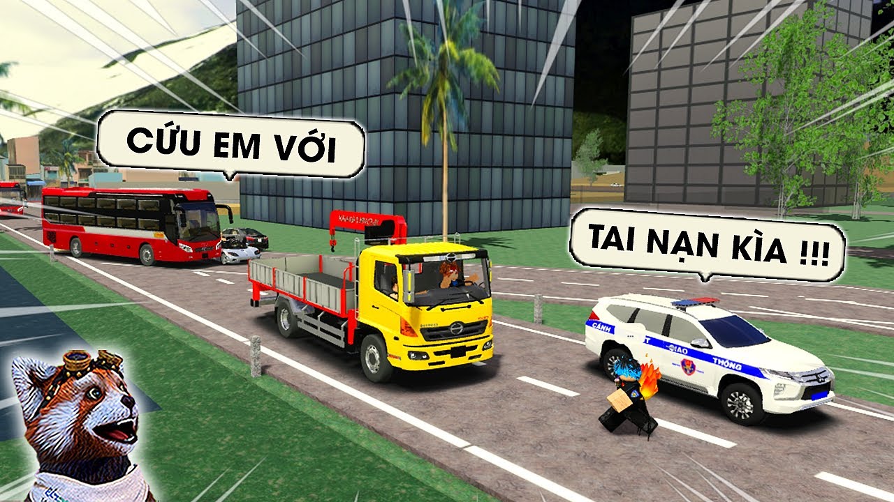 TÀI XẾ LÁI XE CẦN CẨU VIỆT NAM HÀI NHẤT ROBLOX