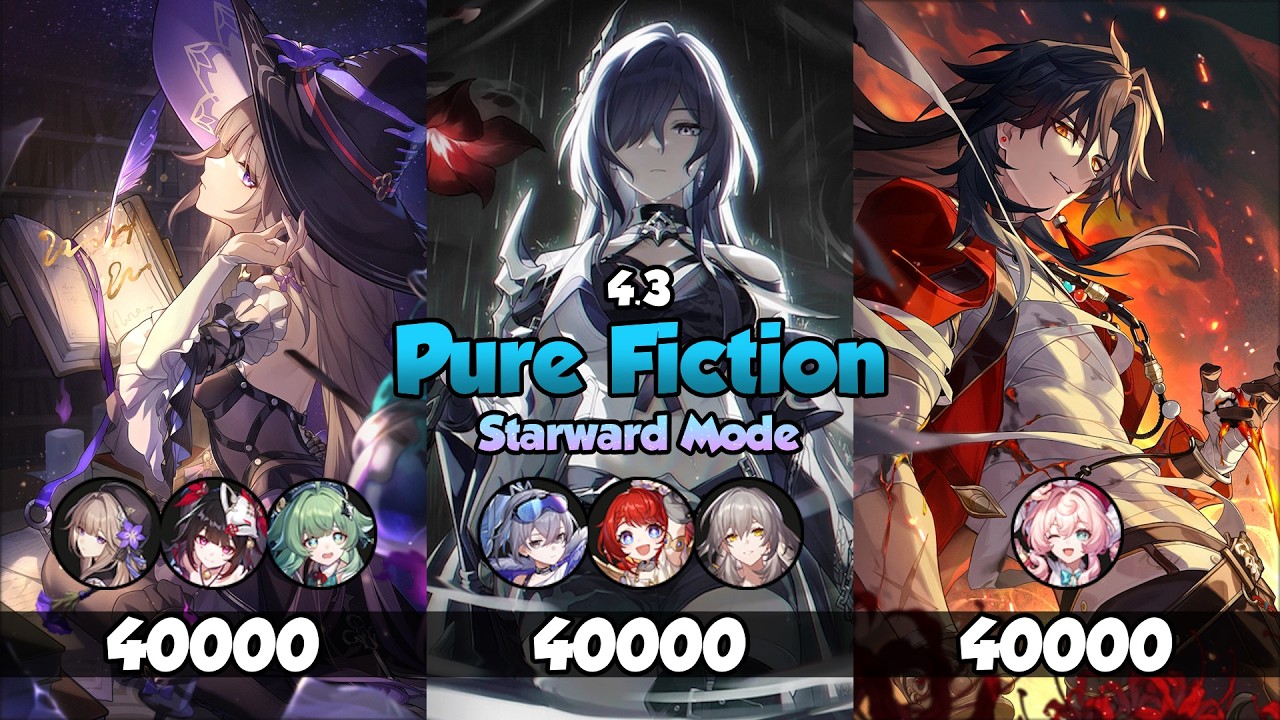E2 The Herta, E2 Acheron, & Two-Unit E6 Blade | 120k Pure Fiction Starward Mode | 4.3
