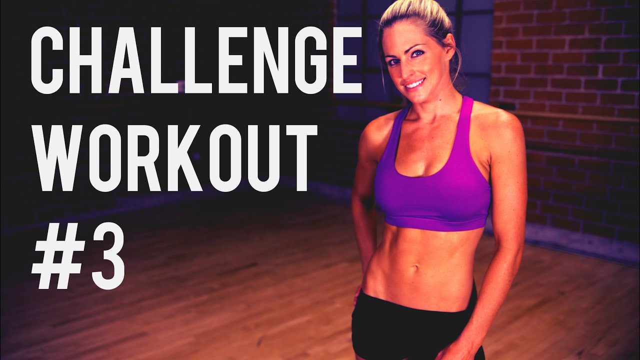 Total Body Challenge Workout #3 -- Body Weight & Dumbbell Workout