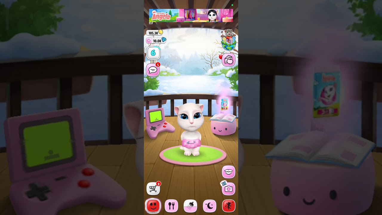 My talking angela day_7 ll