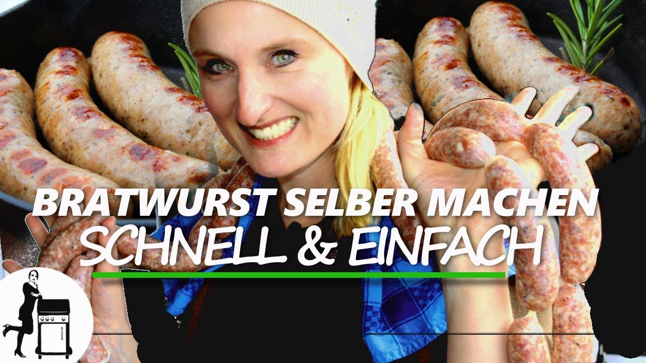 Bratwurst selber machen | einfaches & schnelles Rezept