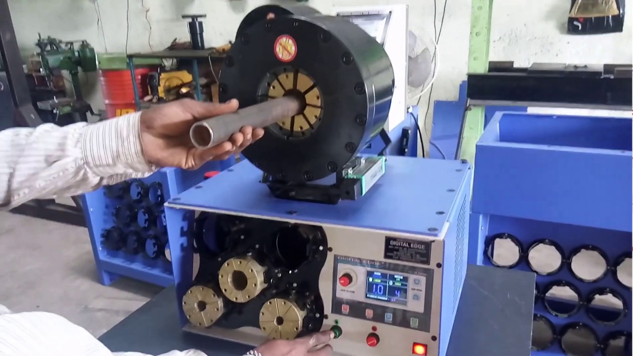 Compact Portable Automatic DC Powered Hydraulic Hose Crimping Machine