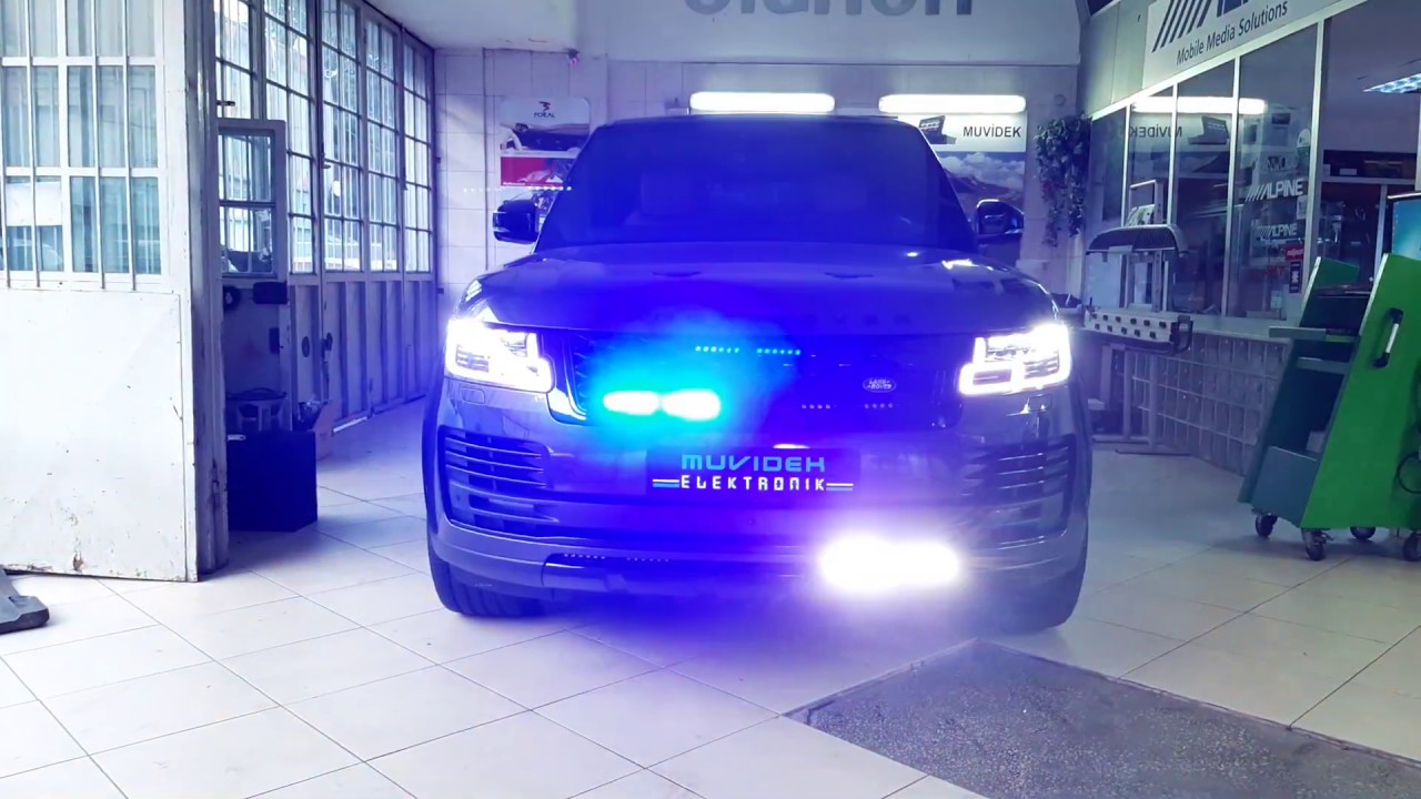 2019 Range Rover Autobiography P400e Çakar-Siren Uygulaması