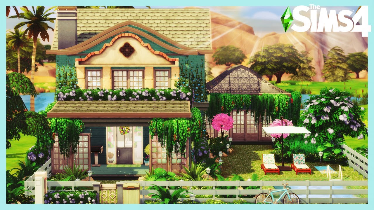 🍇 NOT SO BERRY : MINT HOUSE 🏠 | The Sims 4 - Speed Build (NO CC)