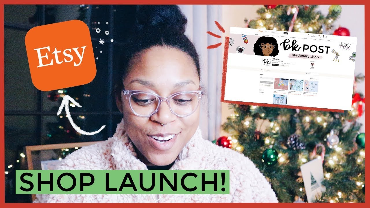 Vlogmas Day 18 🎄 | ETSY SHOP IS OPEN + LAUNCH LESSONS!