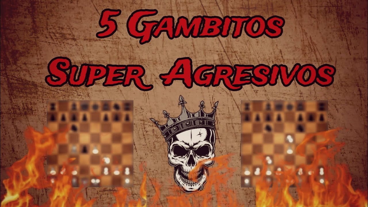 5 Gambitos AGRESIVOS en la Apertura de Peon Rey!!!