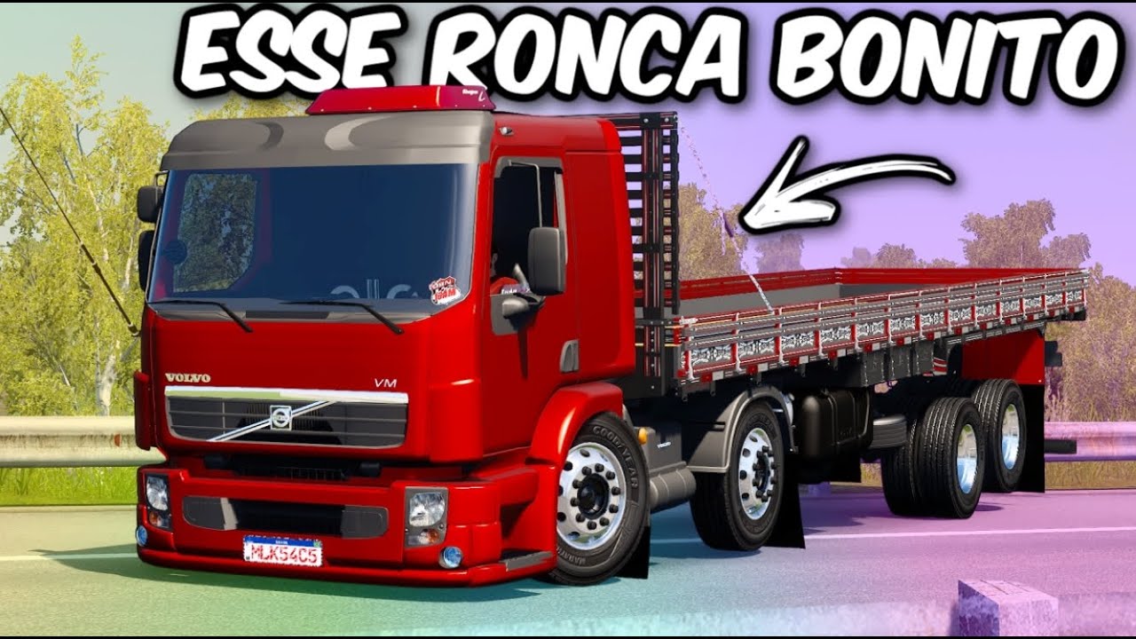 MONTEI UM VOLVO VM QUALIFICADO COM DIRETÃO NO ETS2 | MOD GRÁTIS