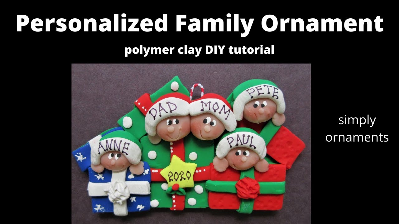 Polymer Clay Family in Gift Boxes