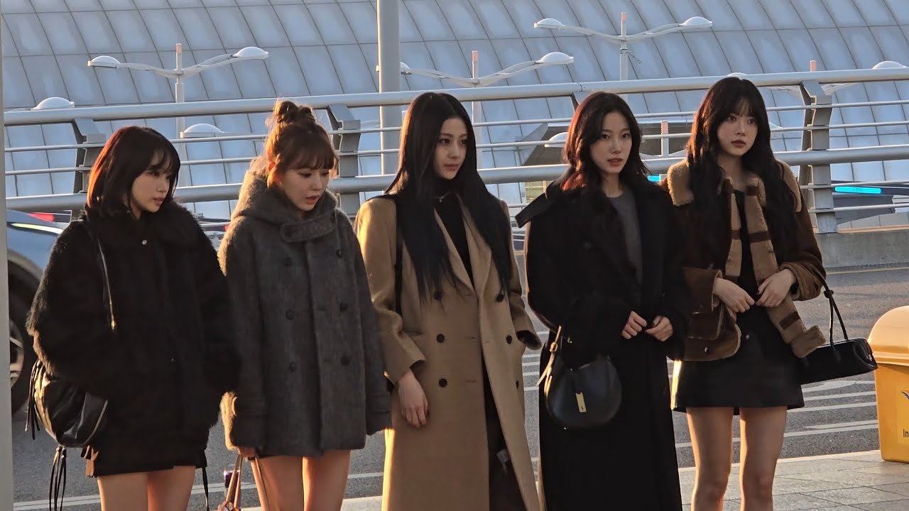 Le Sserafim 르세라핌 Incheon Airport Departure 12-26-2024