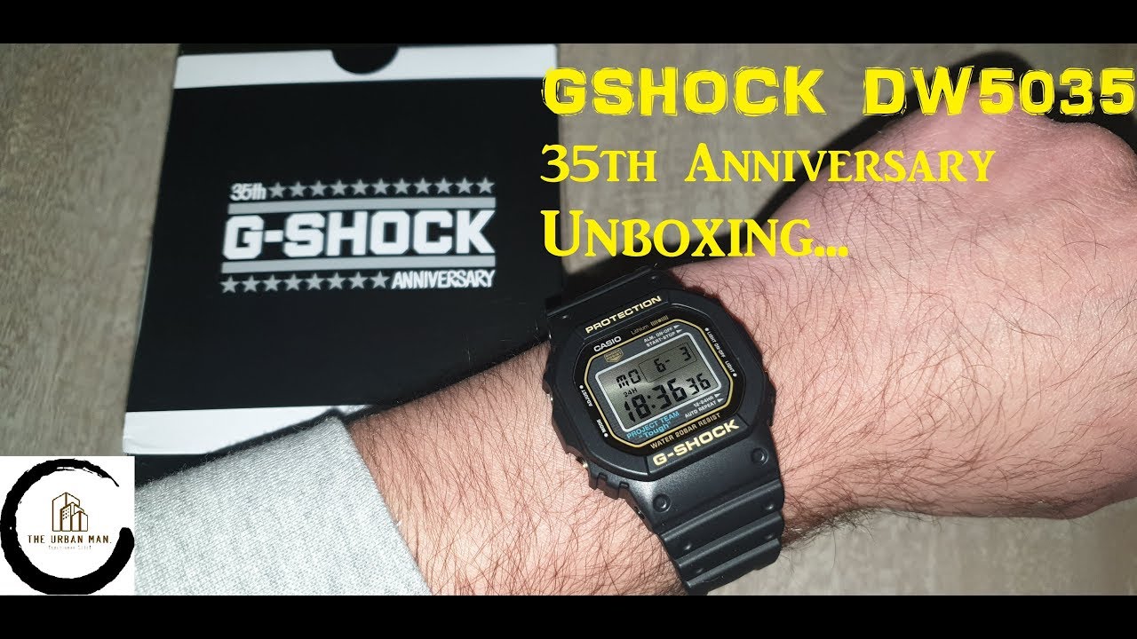 35th Anniversary GSHOCK Unboxing...