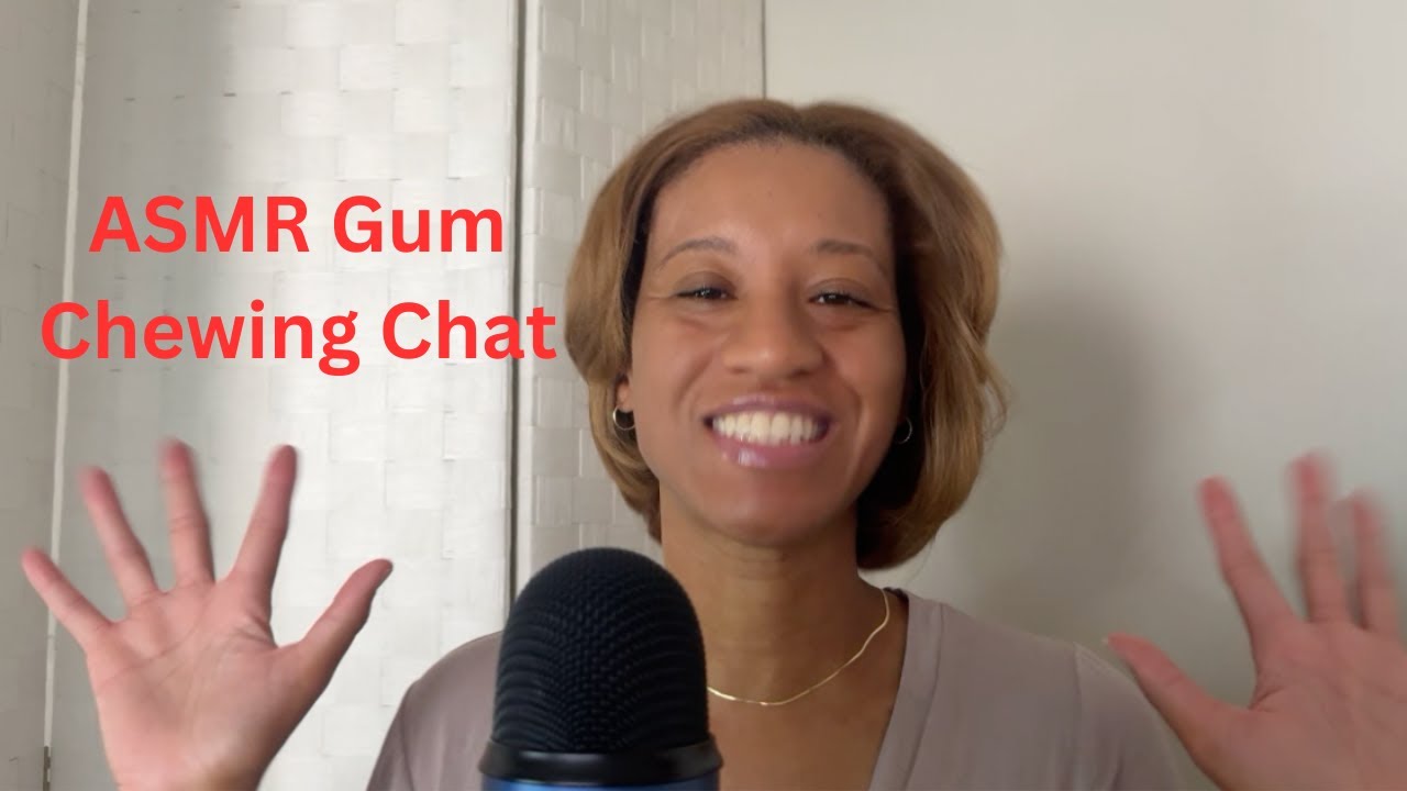 ASMR Gum Chewing Chat Hair Curling Video