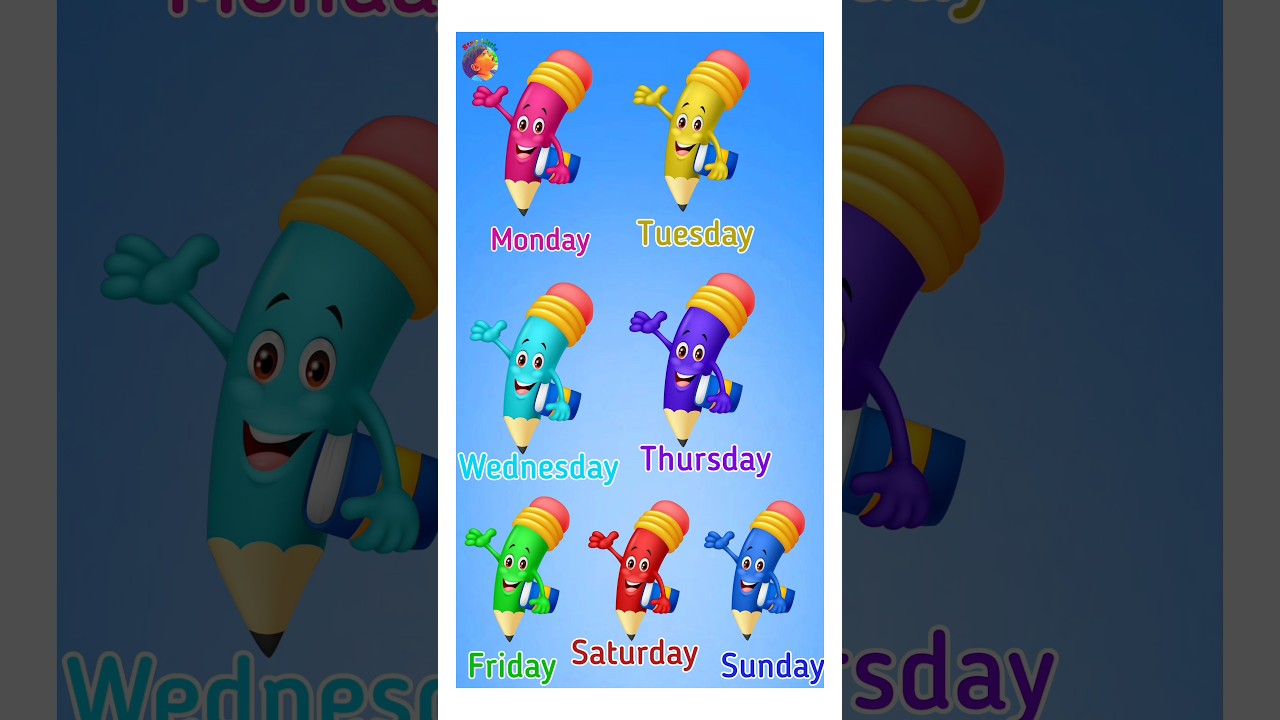 days of the week song |sunday monday tuesday song #nurseryrhymes #staylittlechannel