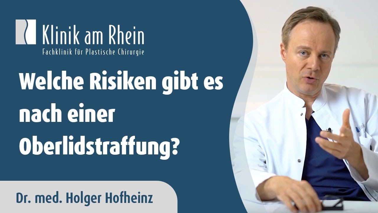 Welche Risiken gibt es nach einer Oberlidstraffung?