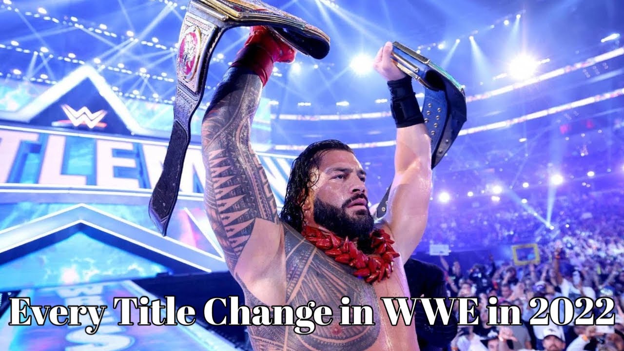 Every Title Change in WWE in 2022 (New Year’s Special)