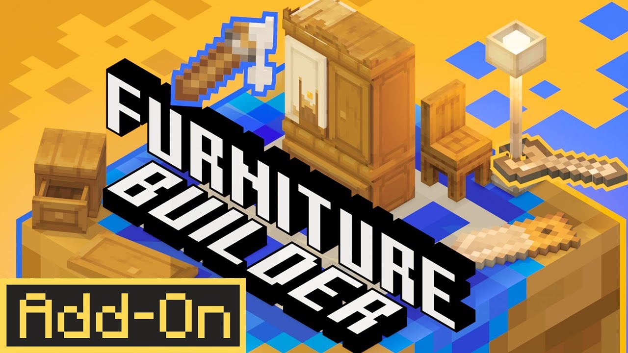 ДОПОЛНЕНИЕ «СТРОИТЕЛЬ МЕБЕЛИ» Самый интерактивный аддон для Minecraft Bedrock Survival