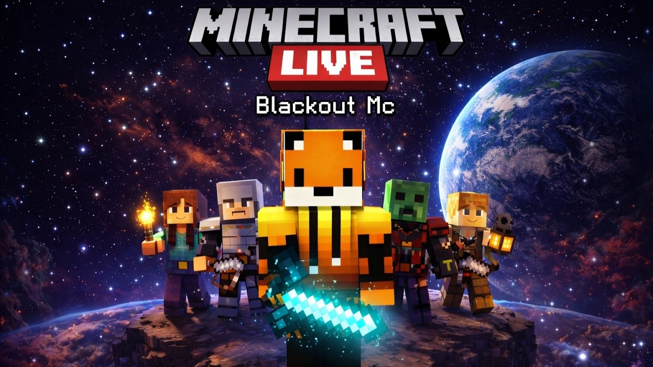MINECRAFT LIVE | BLACKOUTMC SMP PUBLIC SERVER | FOROX LIVE