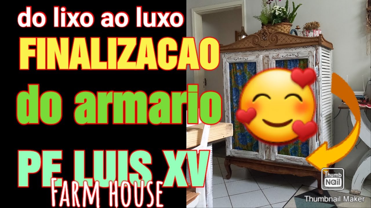 PARTE 02 DO ARMARIO COM PE LUIZ XV+FINALIZACAO #farmhousekitchen