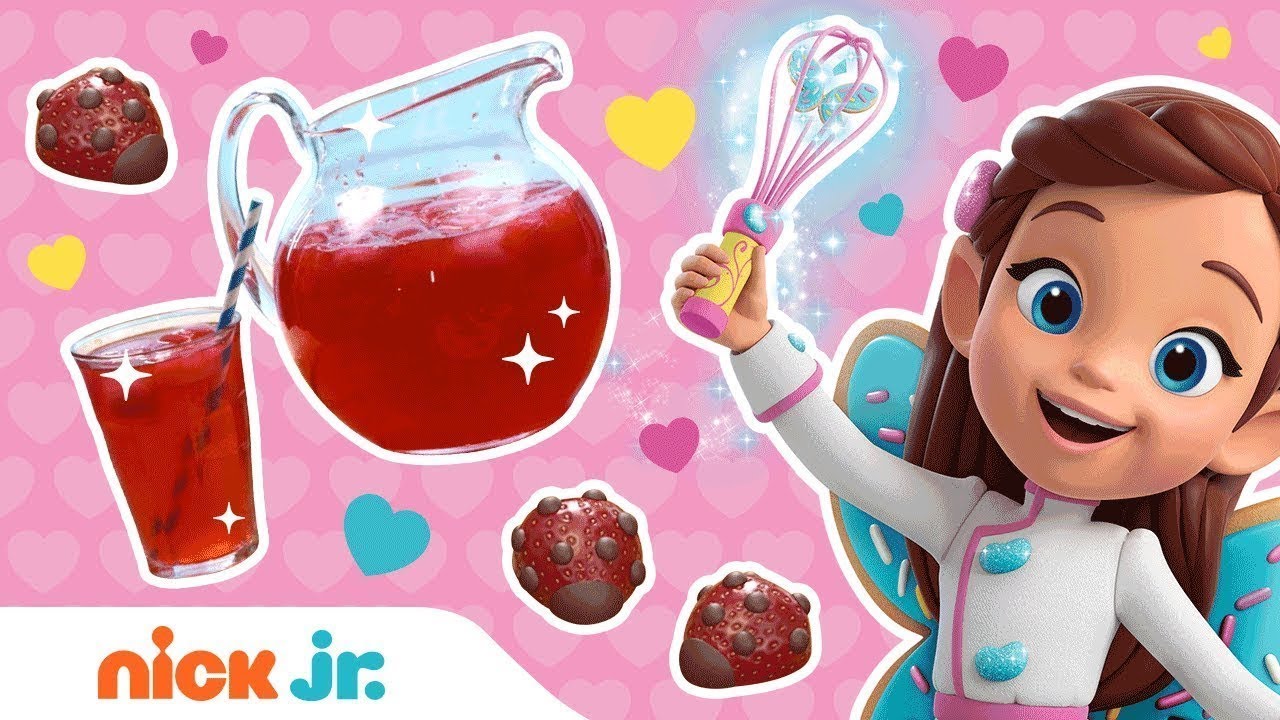 Chocolate Covered Strawberries Valentine’s Day Recipe 🐞| Butterbean’s Café | Nick Jr.