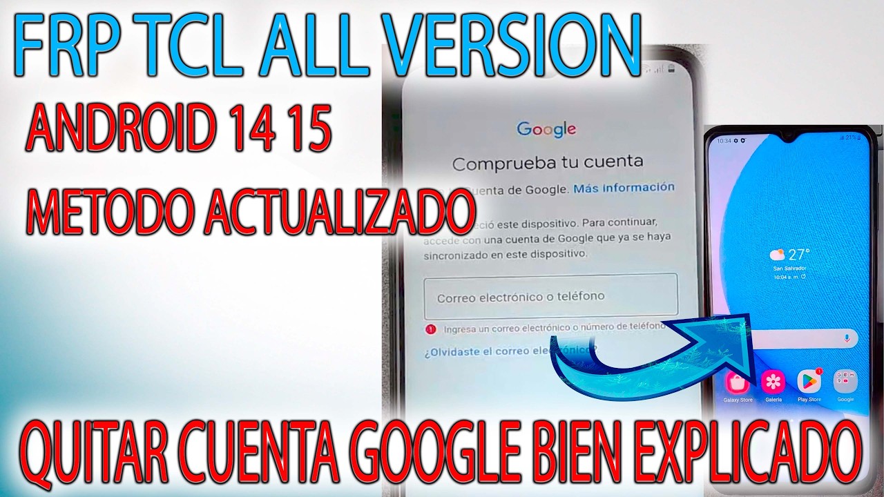 FRP BYPASS TODOS LOS TCL QUITAR CUENTA GOOGLE 30 40 50 TAB 8 10 METODO ACTUALIZADO UNLOCKTOOL UPDATE