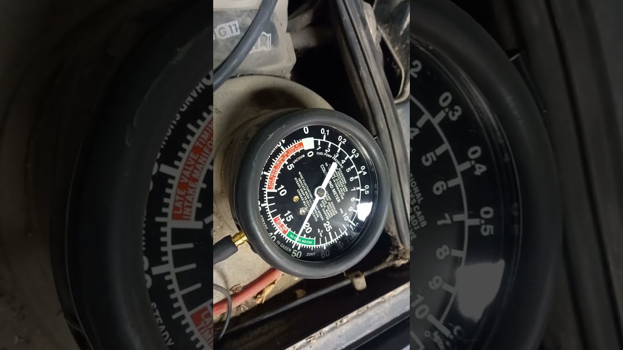 Checking Intake manifold Vacuum for late ignition timing