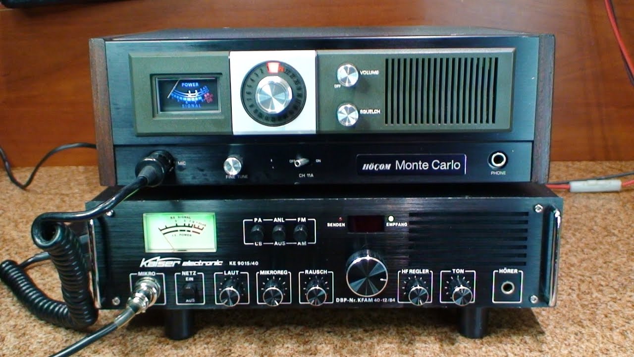 CB Radio ! nowe czy stare ? HOCOM Monte Carlo & Kaiser Electronic KE 9015/40