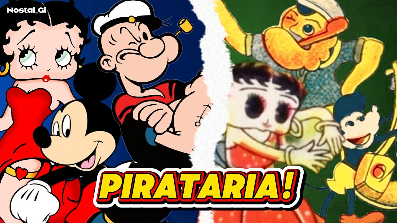 MICKEY, BETTY BOOP E PIRATARIA NO JAPAO PRÉ-GU3RR4