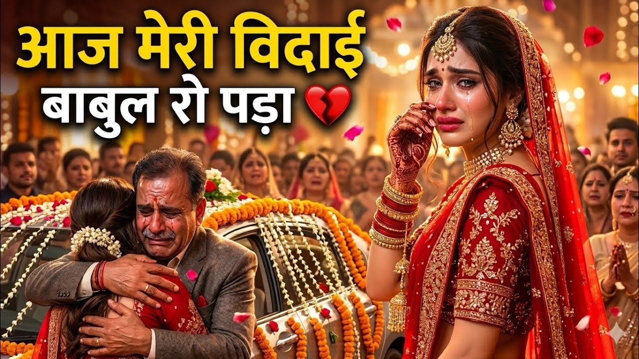 💔 “आज मेरी डोली उठी… और बाबुल का दिल टूट गया…