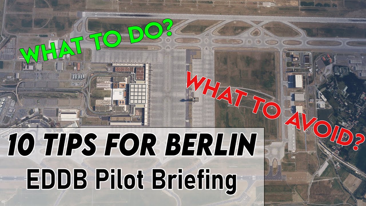 10 Tips for Berlin ✈ EDDB Pilot Briefing ✈ VATSIM ✈ Flight Simulator