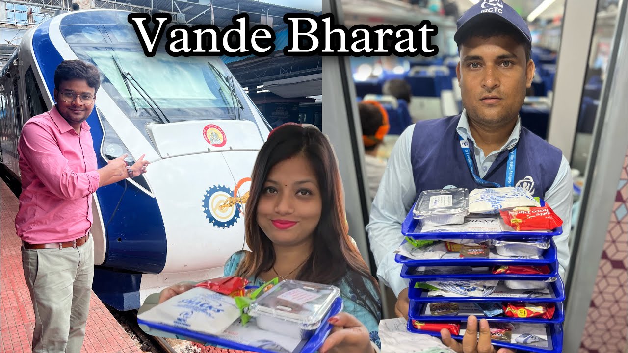 Vande Bharat Food Review||India की Fastest Train के Executive Class और Chair Car का Food Comparison