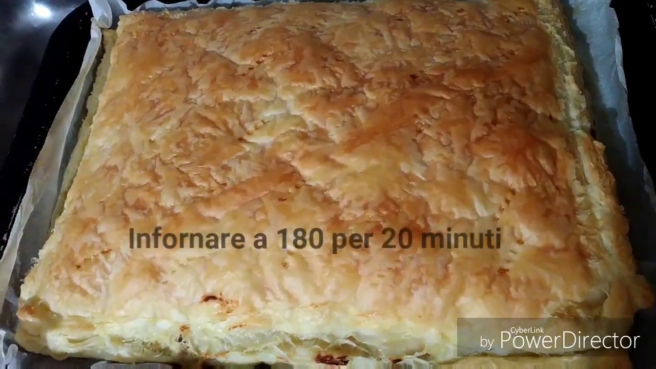 Pasta sfoglia con ricotta e tonno