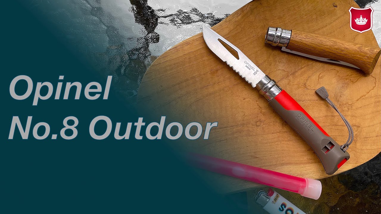 Opinel No.8 Outdoor - Żeglarski nóż biwakowy