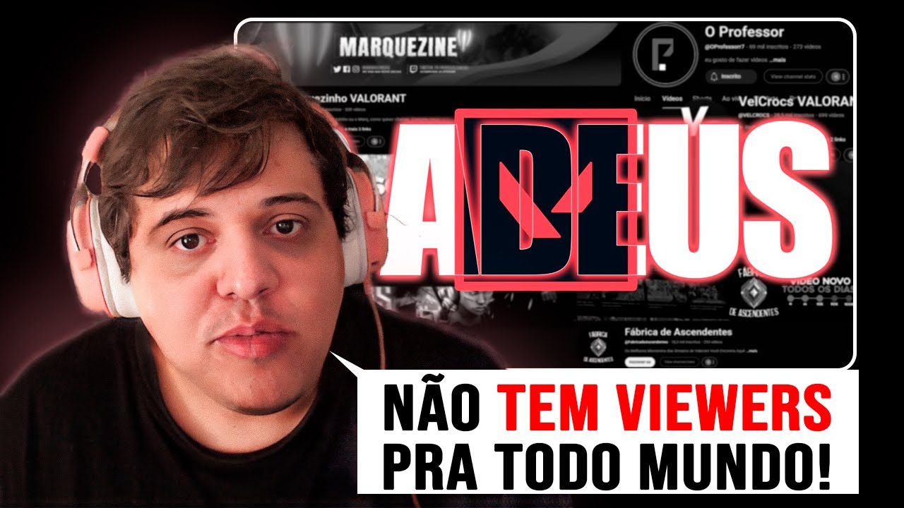 NUUH REAGE ao ADEUS DO VALORANT E DE SEUS CRIADORES DE CONTEÚDO - VALORANT - @vaiprochao