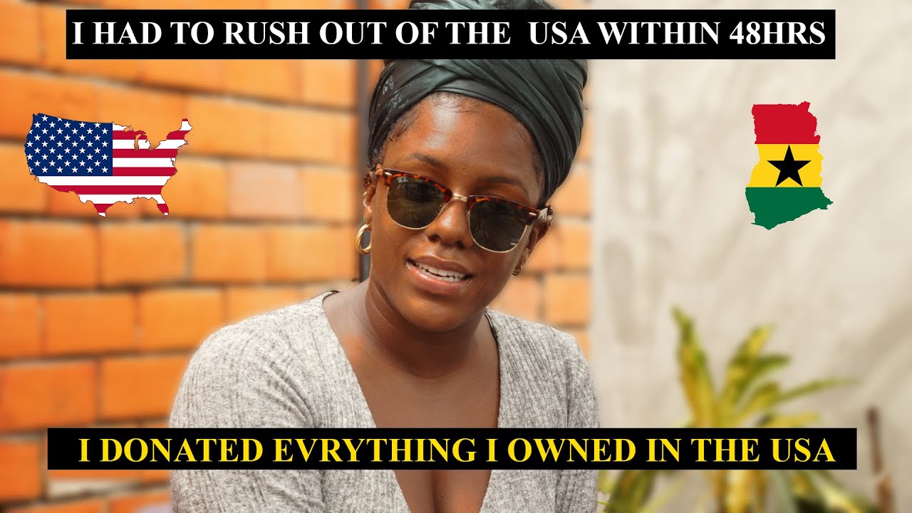 I MOVED TO GHANA FROM THE USA,I DONATED EVERYTHING I OWNED AND LEFT AMERICA WITHIN 48HRS