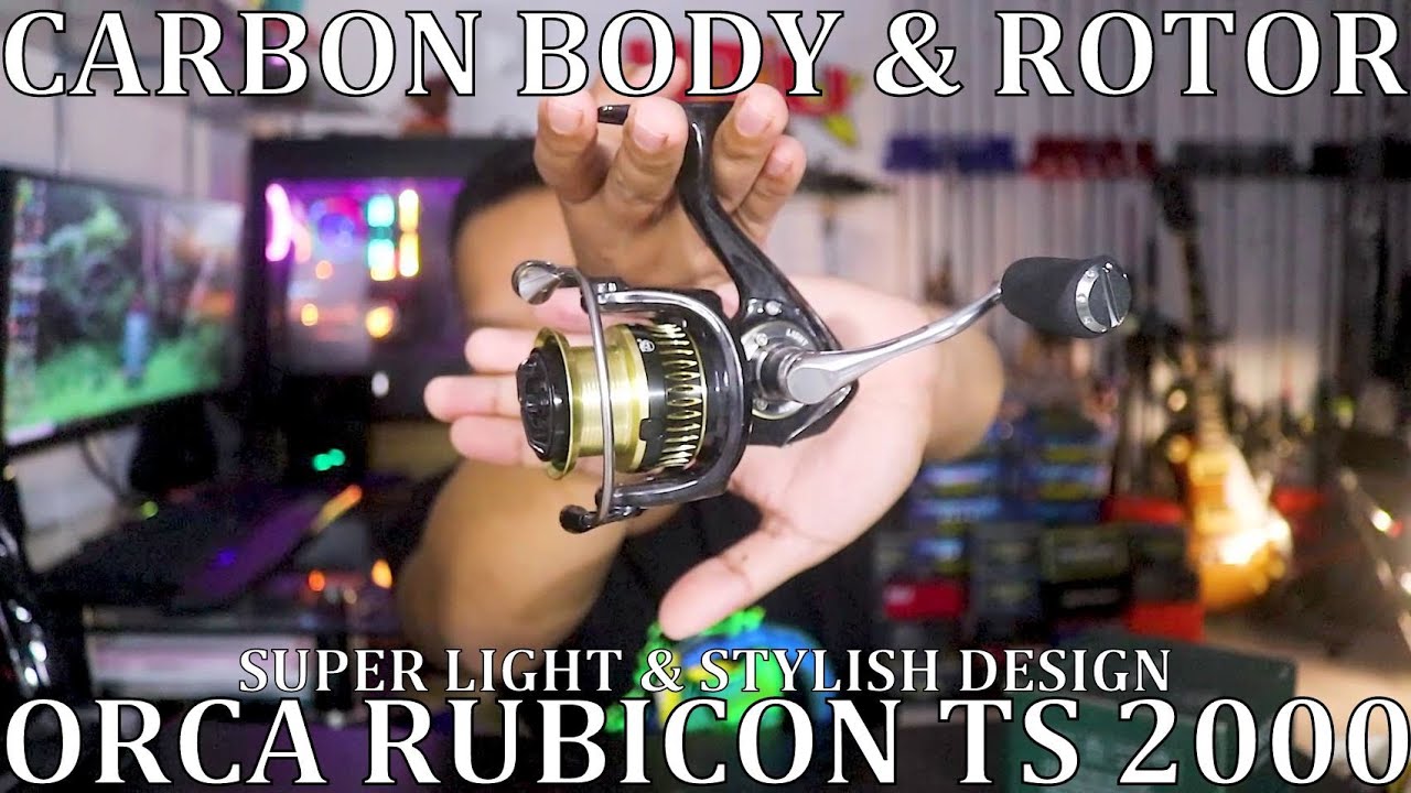 REEL SUPER SPECIAL CARBON BODY & ROTOR SUPER RINGAN STYLISH DESIGN BONUS HANDLE | ORCA RUBICON 2000