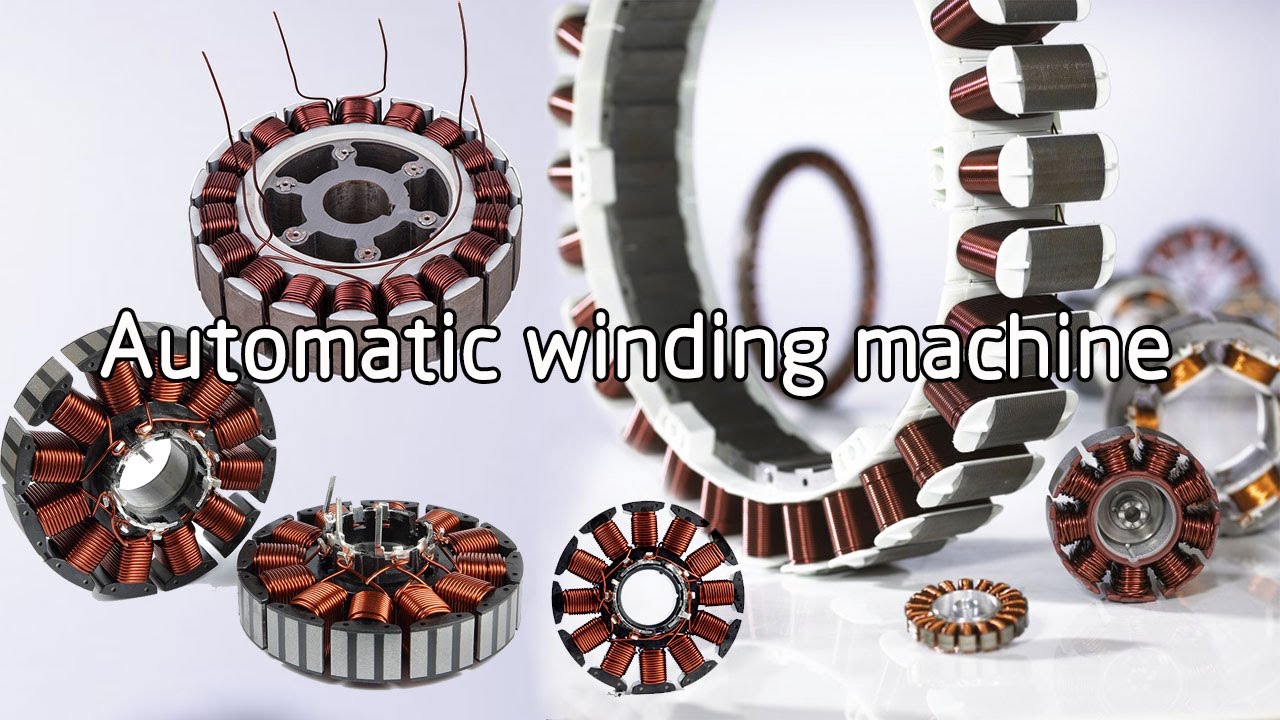 Different Automatic electric motor stator and armature out slot winding machine