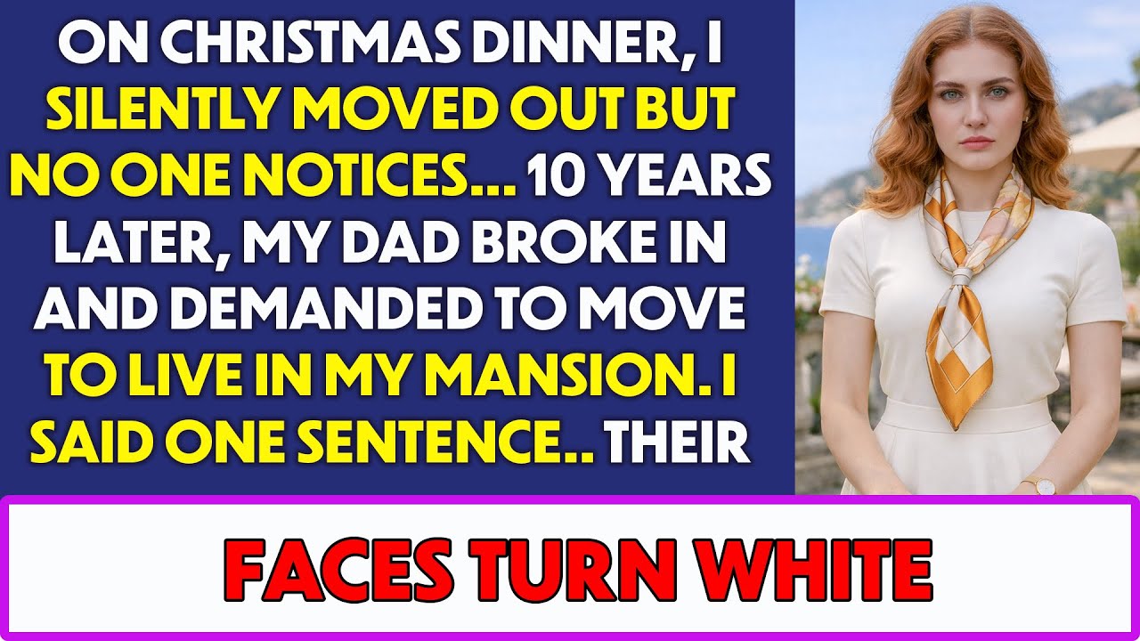 My Parents Did Not Notice I Moved Out On Christmas Night… Years Later, My Dad Broke In And Demanded