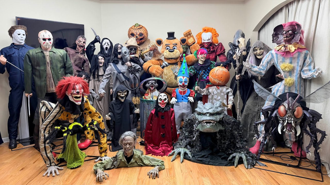 Полная коллекция аниматроников Spirit Halloween 2026
