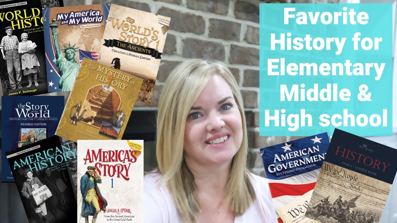 Homeschool History Curriculum | My Favorite History Curriculum for Elementary Middle and High School