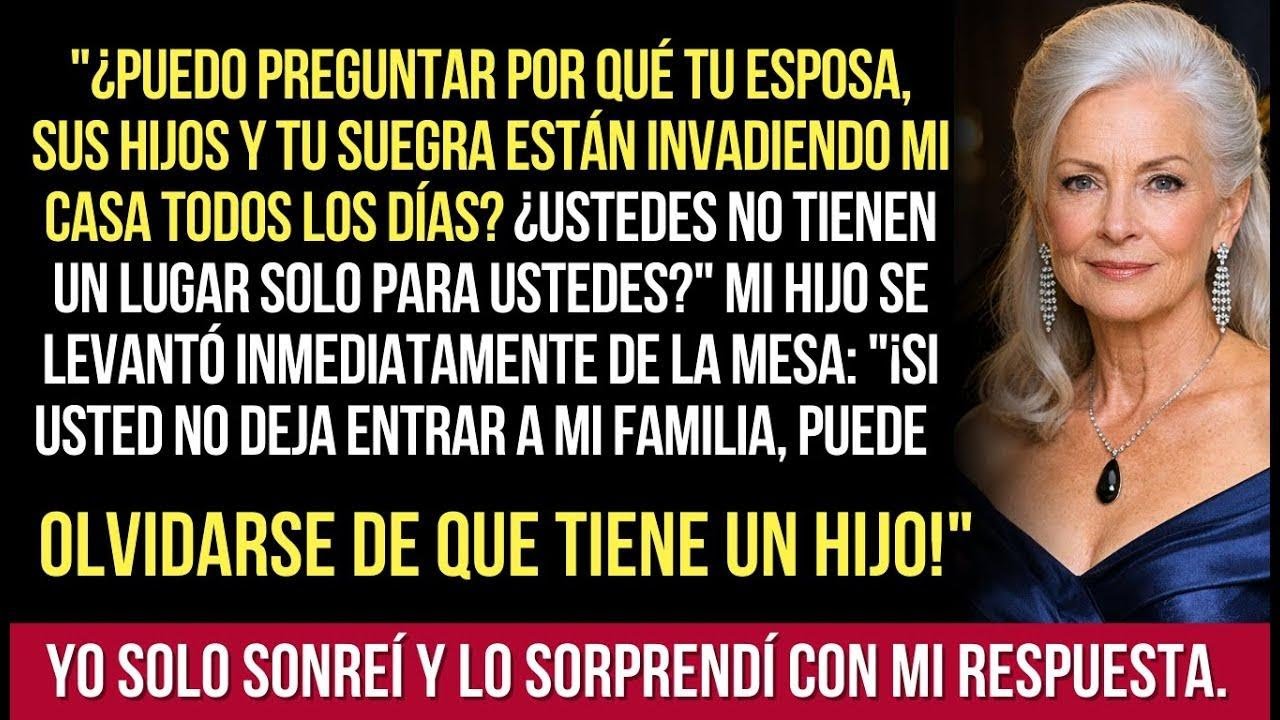 Por Qué Tu Esposa Y Los Hijos De Ella Están Invadiendo Mi Casa? Le Pregunté A Mi Hijo...