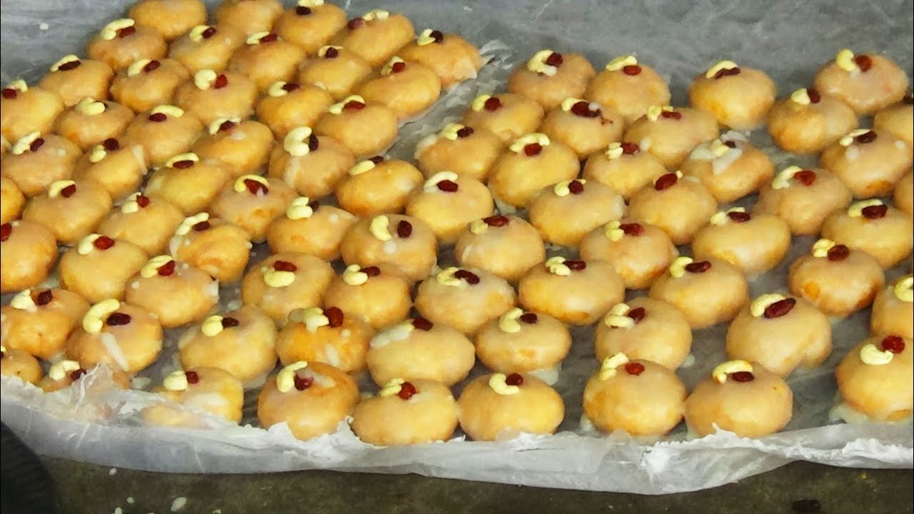 Badusha Sweet | Final Process of Badhusha sweet Making | Indian Sweets Making Video